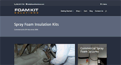 Desktop Screenshot of foamkitsolutions.com