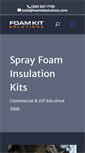 Mobile Screenshot of foamkitsolutions.com